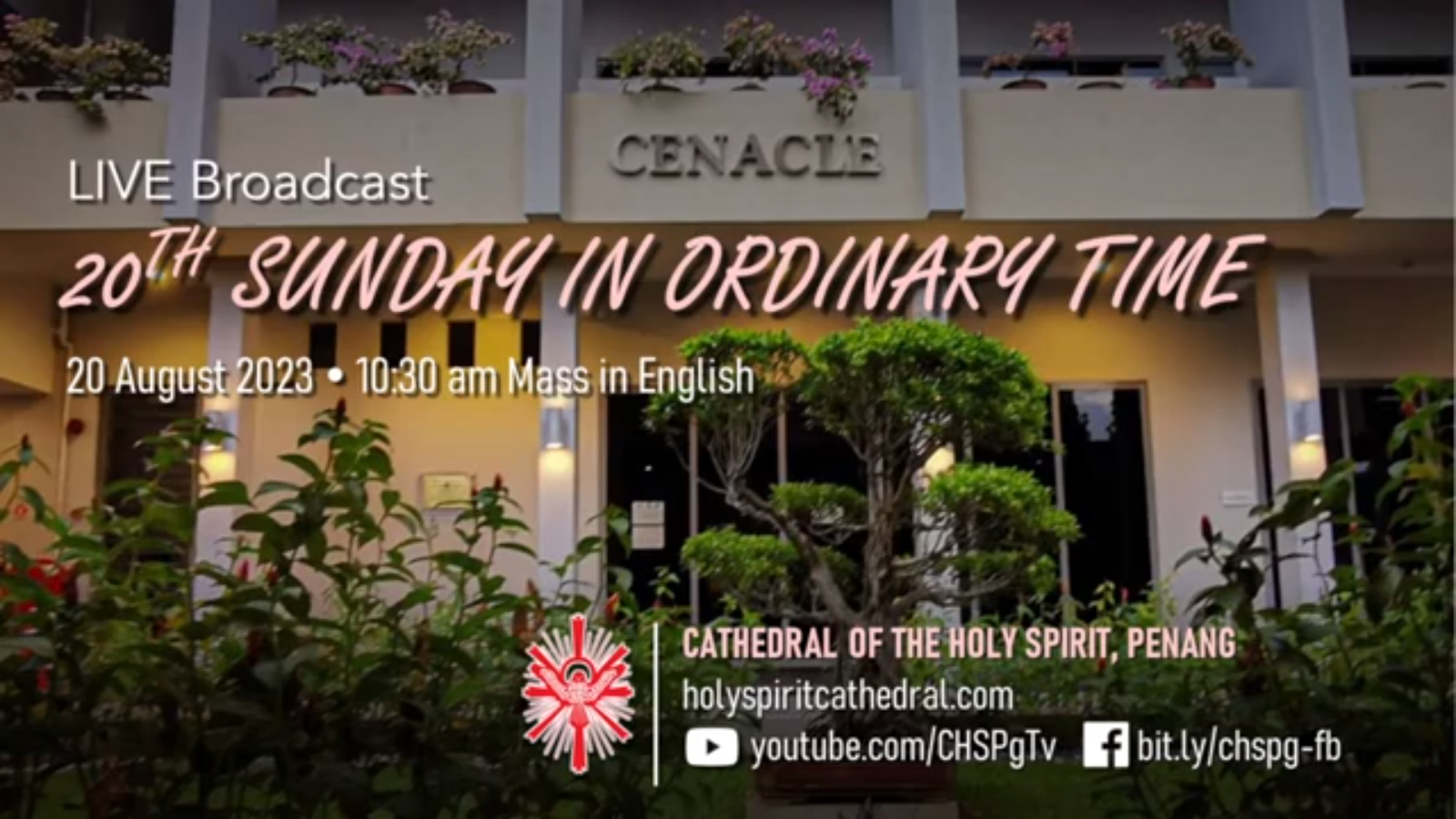 20 August 2023 – 20th Sunday In Ordinary Time (Year A) – CATHEDRAL OF ...